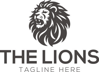 Fototapeta na wymiar lion logo design vector template