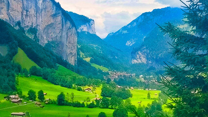 Beautiful landscapes of Switzerland