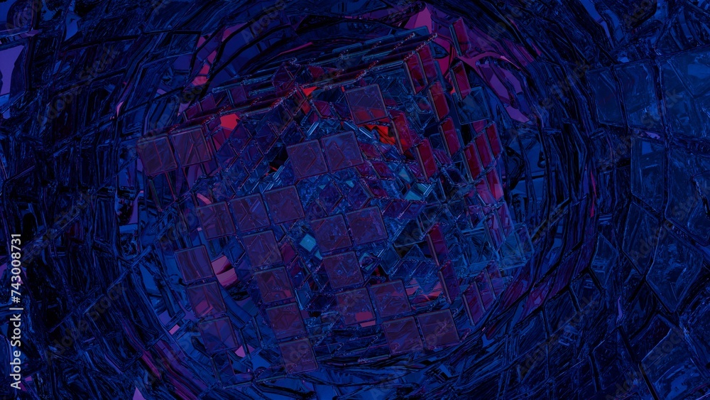 Aufkleber a visual depiction of data being organized and categorized into structured formats, underscoring the