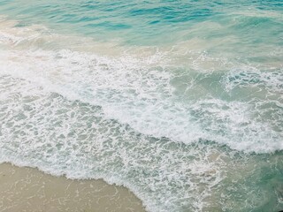 waves on the Crane beach in Barbados