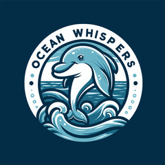 Ocean Whispers Logo design