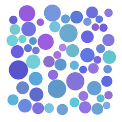 Blue and purple random point, bubble background.	