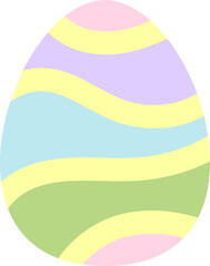 Colorful Easter egg.