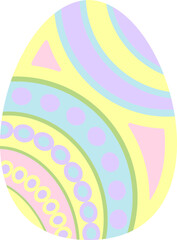 Colorful Easter egg.