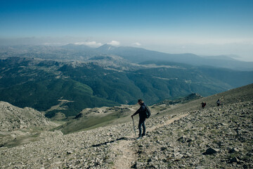 view of Dedegol Tepesi Mountain in Turkey