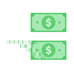 電子化するドル札