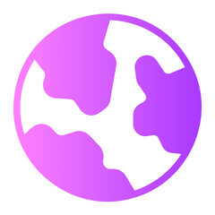 earth gradient icon