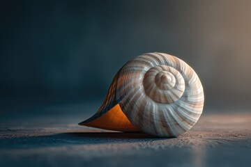 extreme macro shot of seashell - obrazy, fototapety, plakaty