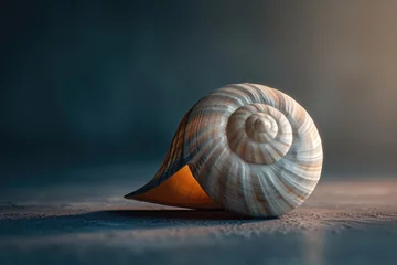 Poster extreme macro shot of seashell © Iryna