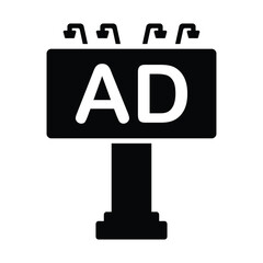 Advertising Billboard Icon