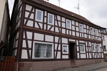 Historisches Fachwerkhaus in Altstadt von Wächtersbach in Hessen	