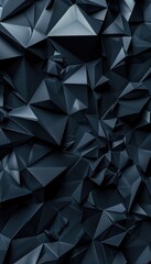 Abstract black chaotic shaped textured background