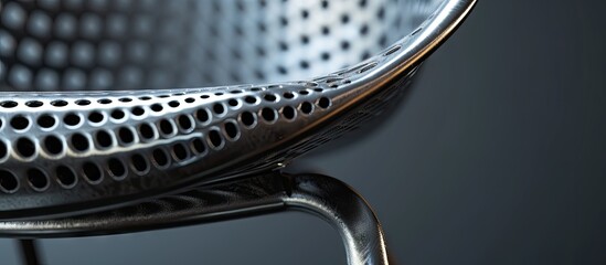 a close up of a metal chair with holes in it hexagon mesh perforated metal high tech concrete bench cube hex mesh honeycomb structure hexagonal mesh wire hexagonal mesh fine wire diseno limpio