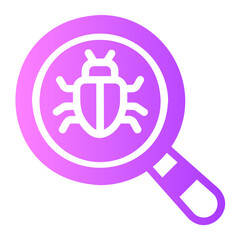 Fototapeta premium bug gradient icon