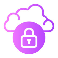cloud gradient icon