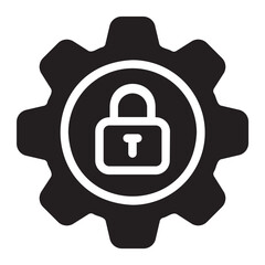encryption glyph icon