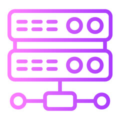 server gradient icon