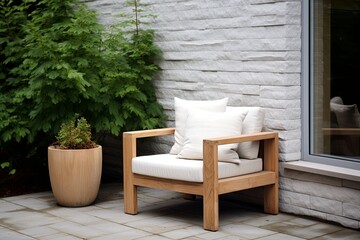 Scandinavian Lounge Chair: Cozy Minimalist Outdoor Patio Designs