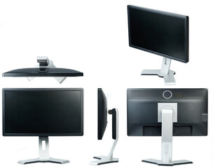 Monitor front side up view