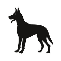 Fototapeta premium Dog Silhouette