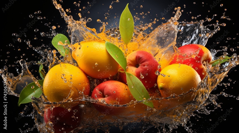 Poster generative ai mango infusion