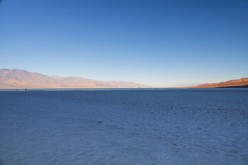 Salt Flats at Badwater Basin in Death Valley National Park, California
