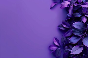 Purple background with copy space