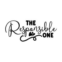 The Responsible One SVG