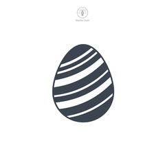 Easter egg, Easter day festival, Egg Icon symbol vector illustration isolated on white background