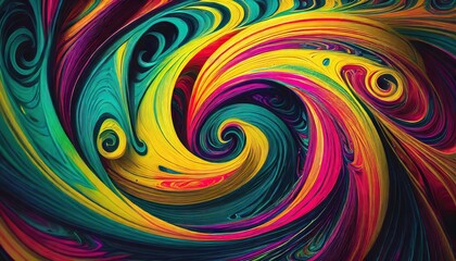 abstract  Colorful swirls