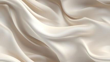 Obraz premium Generative AI Wavy and rippled texture of flowing silk.