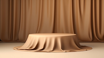 Product podium display creative background, creative template background, cosmetics booth, promotional activities