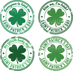 St Patrick's Day Rubber Stamp Collection