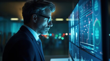 In the field of Business Analytics and Data Management, an analyst employs a computer to draft reports that include Key Performance Indicators and metrics from a database