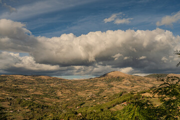 Molise, Italy. Spectacular autumn landscape