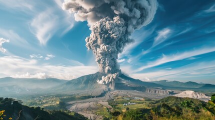 The world bombarded with natural disasters (meteorites, earthquakes, tsunamis, volcanic eruptions)