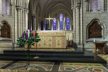 Interior of Saint Patrick's Cathedral Dublin, Ireland