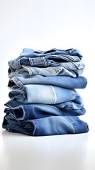 Blue jeans product photo, illustrated blue jeans, illustration of some blue jeans, blue jeans white background