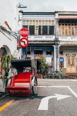 street view of george town, malaysia