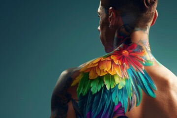 LGBTQ Pride filename. Rainbow transsexual colorful vibrant diversity Flag. Gradient motley colored bronze LGBT rights parade festival mystical diverse gender illustration