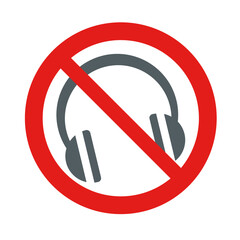 no earphone icons