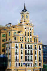 Fototapeta na wymiar Palacio de Villamejor y Torres de Colón in Madrid