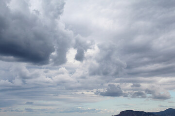 natural blue background beautiful cloudy sky