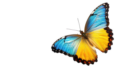 A beautiful butterfly isolated on transparent background