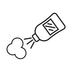 skin powder icon vector illustration design template