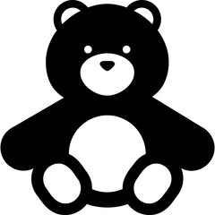 modern teddy bear vector icon, simple teddy bear vector icon, minimalist teddy bear vector icon, teddy bear vector icon, teddy bear icon