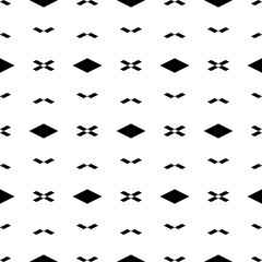 Seamless pattern. Parallelograms, rhombuses ornament. Folk wallpaper. Ethnic motif. Simple shapes background. Geometric backdrop.Digital paper, textile print, web design, abstract illustration. Vector