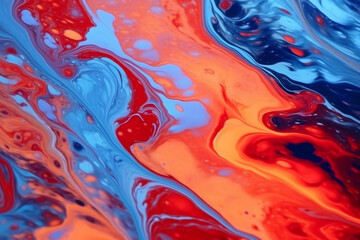 Colorful abstract liquid marble texture fluid art.