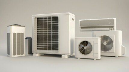 Air conditioning gear regulates indoor climate by controlling temperature, humidity, and air quality