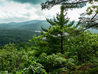 Cloudy Day Over Acadia National Park, Maine